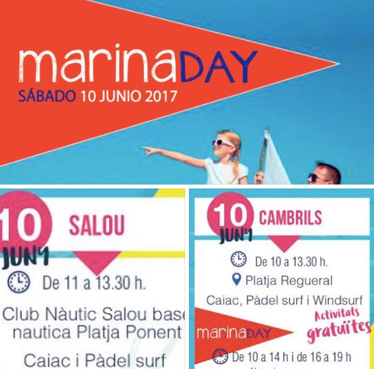 nauticparc's tweet photo. 📍#marinaday a #salou i #cambrils @visitsalou @TURISMECAMBRILS #encostadaurada https://t.co/9M9NVTOxmF