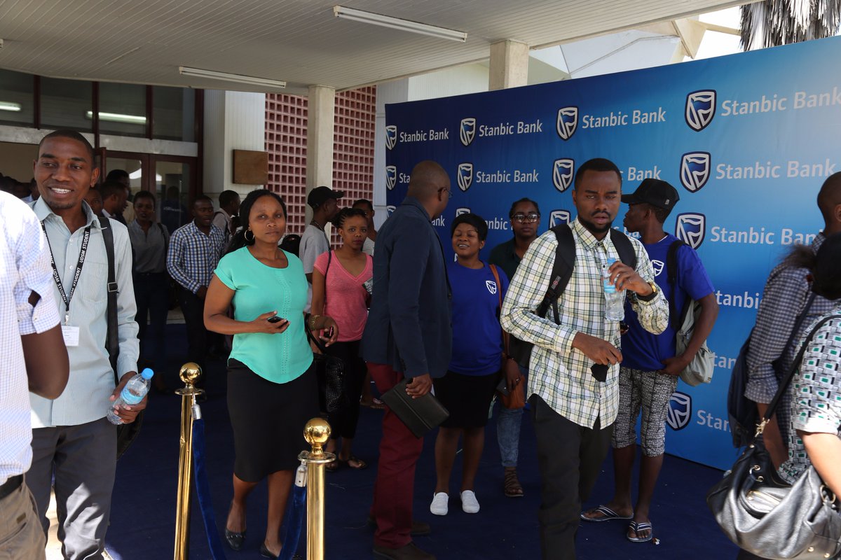 StanbicBankTZ's tweet photo. Awesome day at the Stanbic Career Fair. Thanks to all that made this event a success. #SBIwantIn https://t.co/8BeerEn0nZ