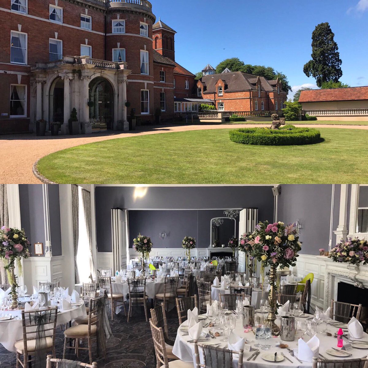 Stunning day for a summer wedding! <a href="/oakleyhall/">Oakley Hall Hotel</a> with <a href="/eventsforusuzie/">Mrs HB</a> #eventprofs #weddingvenue #summerwedding