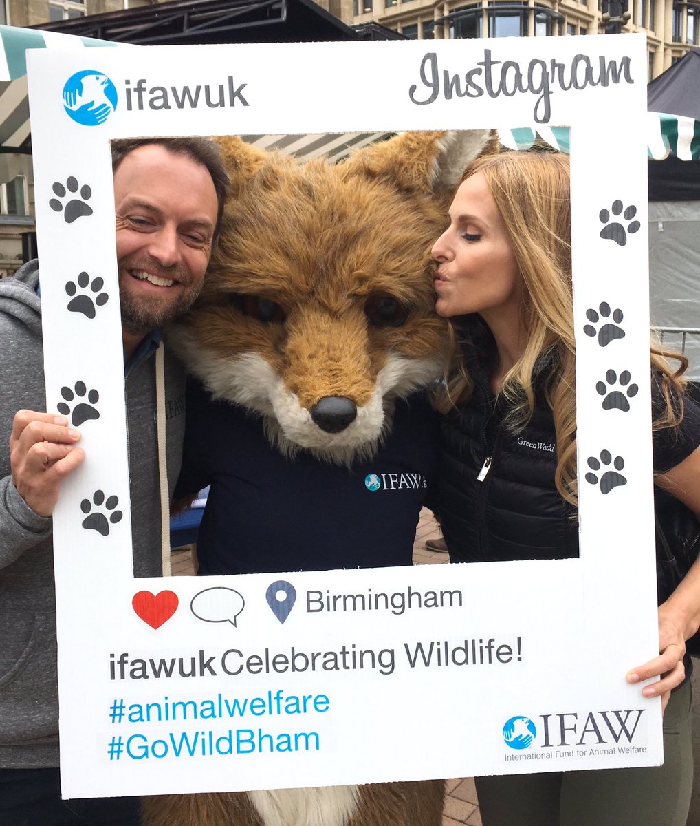 IFAWUK's tweet photo. Great to see @AnnekaSvenska supporting at #GoWildBham and meeting Freddy! https://t.co/zGigEanqxo