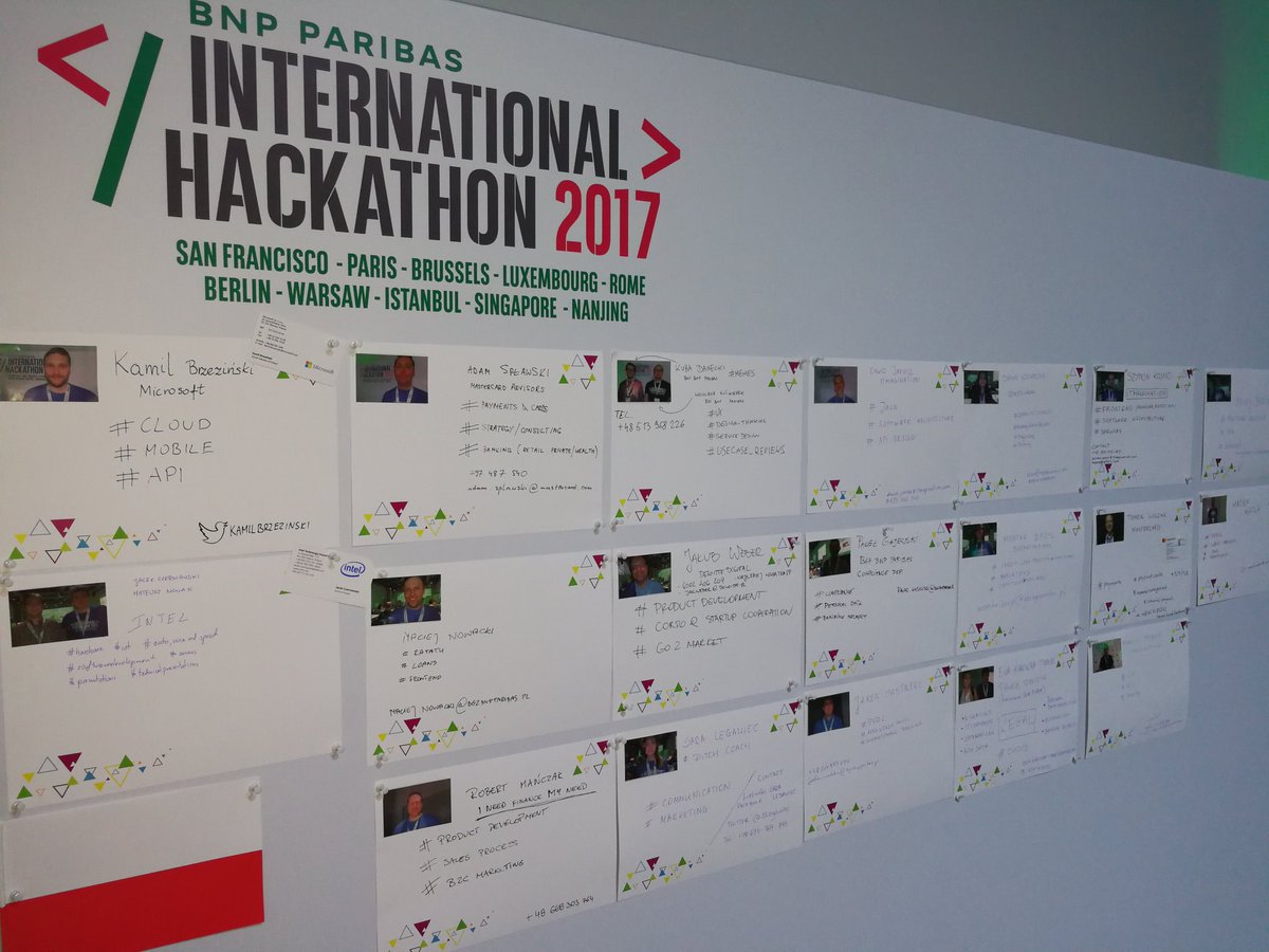 JustynaPietrew2's tweet photo. #internationalhackathon#warsaw #bgż The Expert's Wall https://t.co/ehmynTgWZV