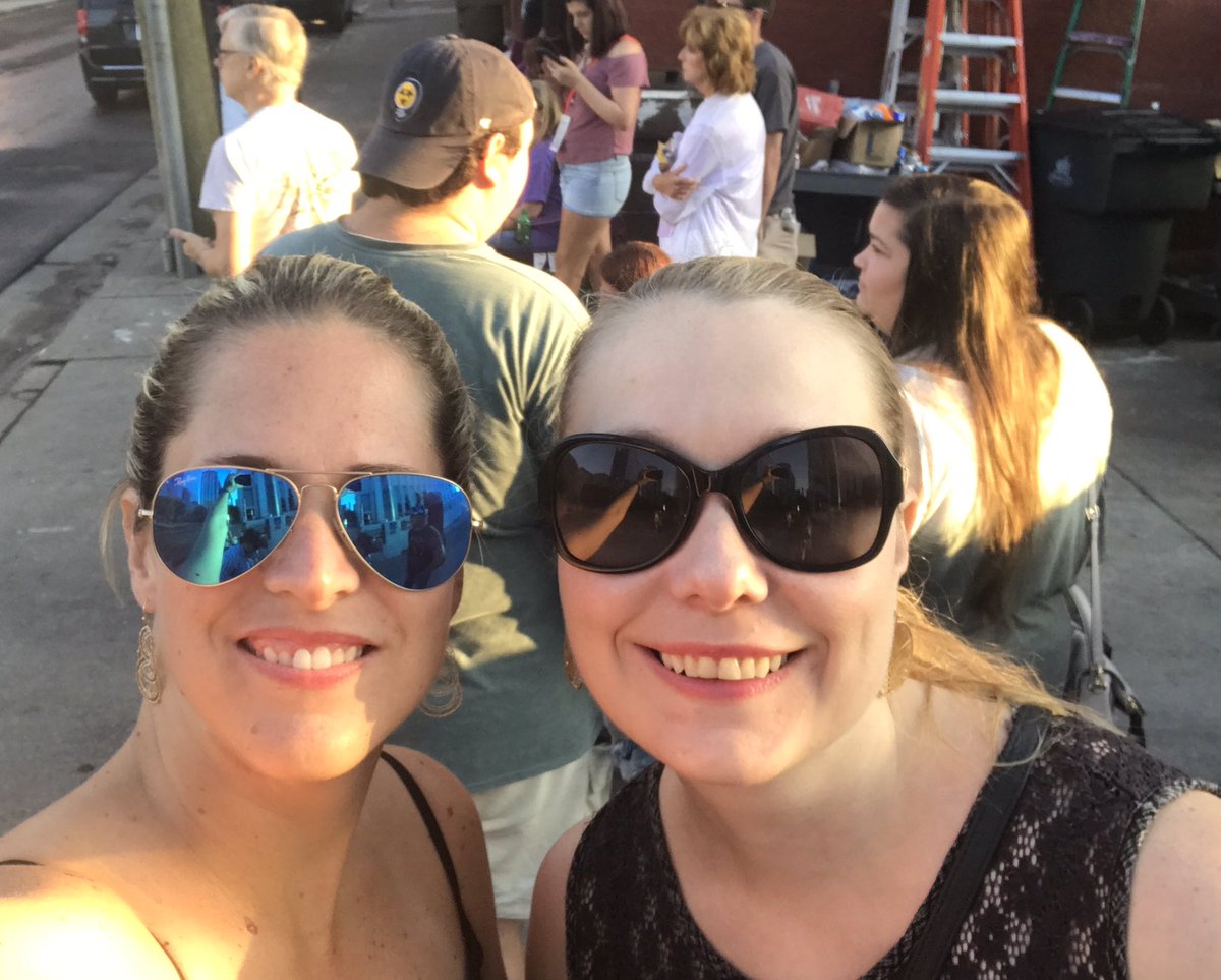 kmpatak's tweet photo. @fglhouse @BigMachine No sleep and the coffee place isn't even open yet...it will be so worth it though to see FGL #CMAfest https://t.co/XiqSM5uNiU