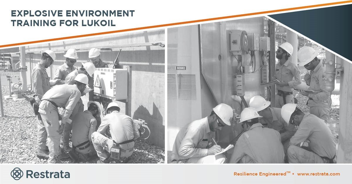 restrata's tweet photo. #ExplosiveEnvironment #Training at the LUKOIL West Qurna 2 concession. For our full Training #Prospectus visit: https://t.co/GlnF9aj18C https://t.co/AL5O5ijIlt