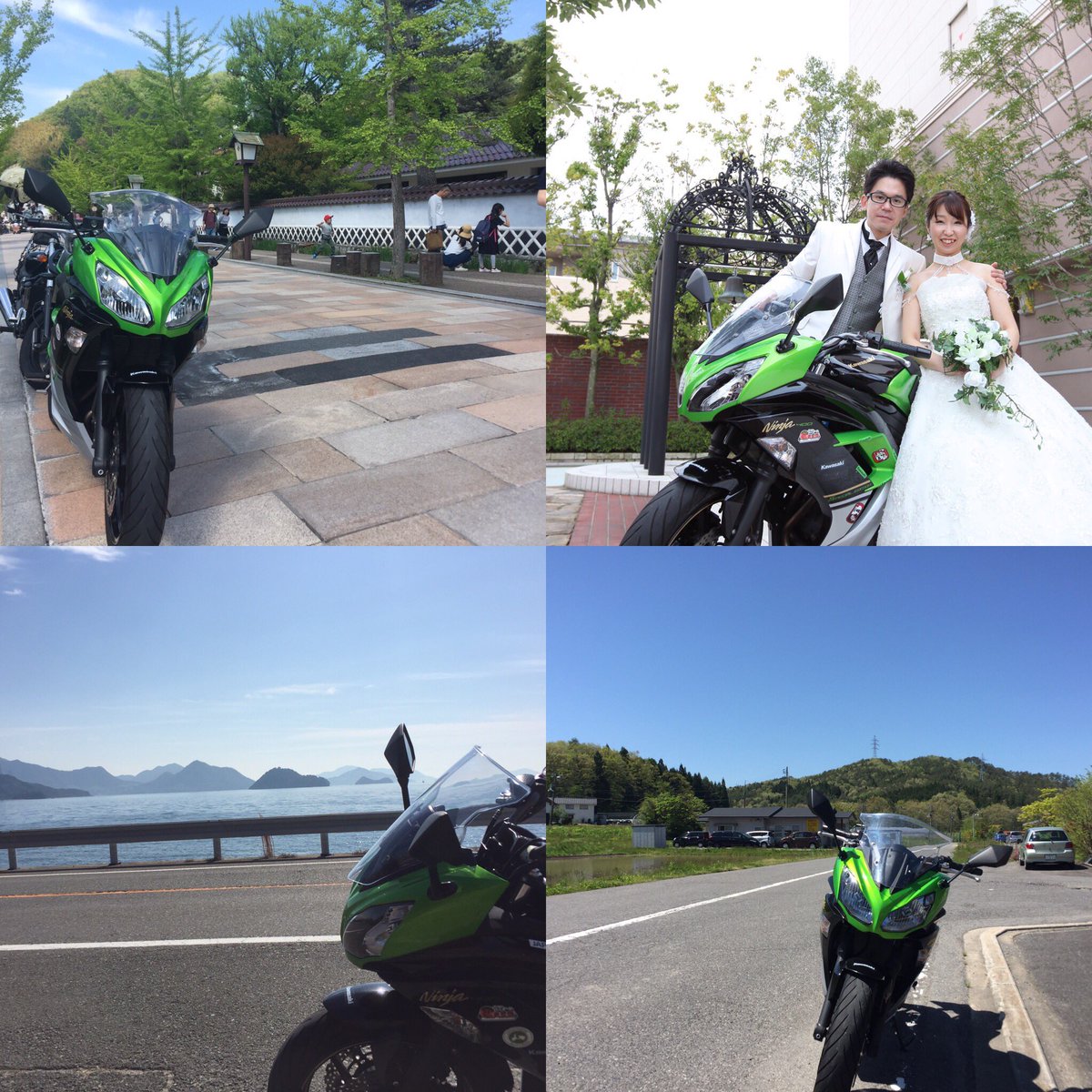 Ninjatakanori's tweet photo. #バイク乗りとして軽く自己紹介
名前：さすらいtakaNinja
身長：176
足つき：短足につき爪先立ち
車両：Ninja400SE
目標：これからも神出鬼没
好きなこと：神出鬼没ツーリング
嫌いなこと：早起きツーキング
愛車に一言：もうしばらく相棒でいてくれよな。 https://t.co/0aZViwlRTC