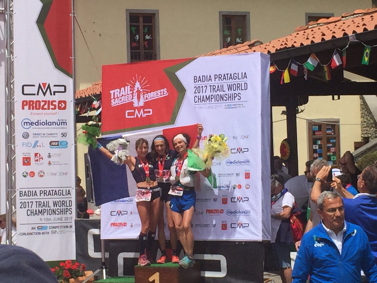 TerritorioTrail's tweet photo. Podio femenino #TrailWC17 #TrailWorldChampionships https://t.co/ejJFyxu7jP