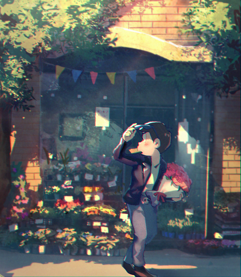 カラ松 「> 松野 カラ松 https://t.co/Jketxgie1q #oda」|めばるのイラスト