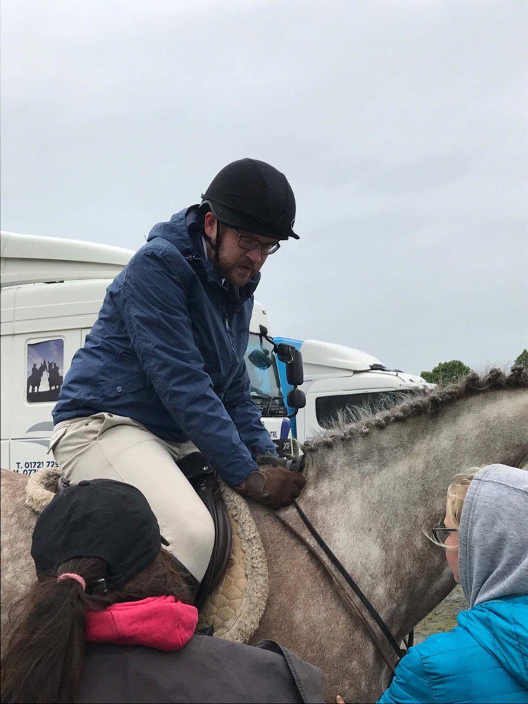 Great to see @olivermundell taking part  in today's Lockerbie Gala and Riding of the Marches