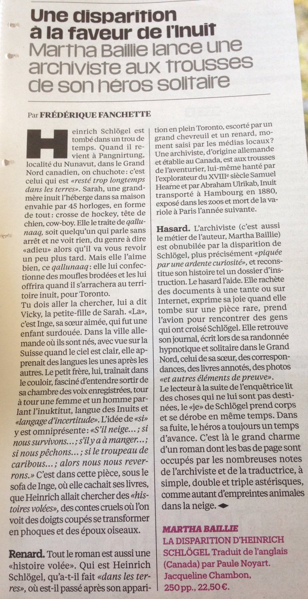 aupaysdesarchiv's tweet photo. Paule Noyart, #archiviste #canada, auteure de "la disparition d'heinrich" avec héroïne archiviste 😄 presque #VendrediLecture #notedelecture https://t.co/e1kA4w98R0