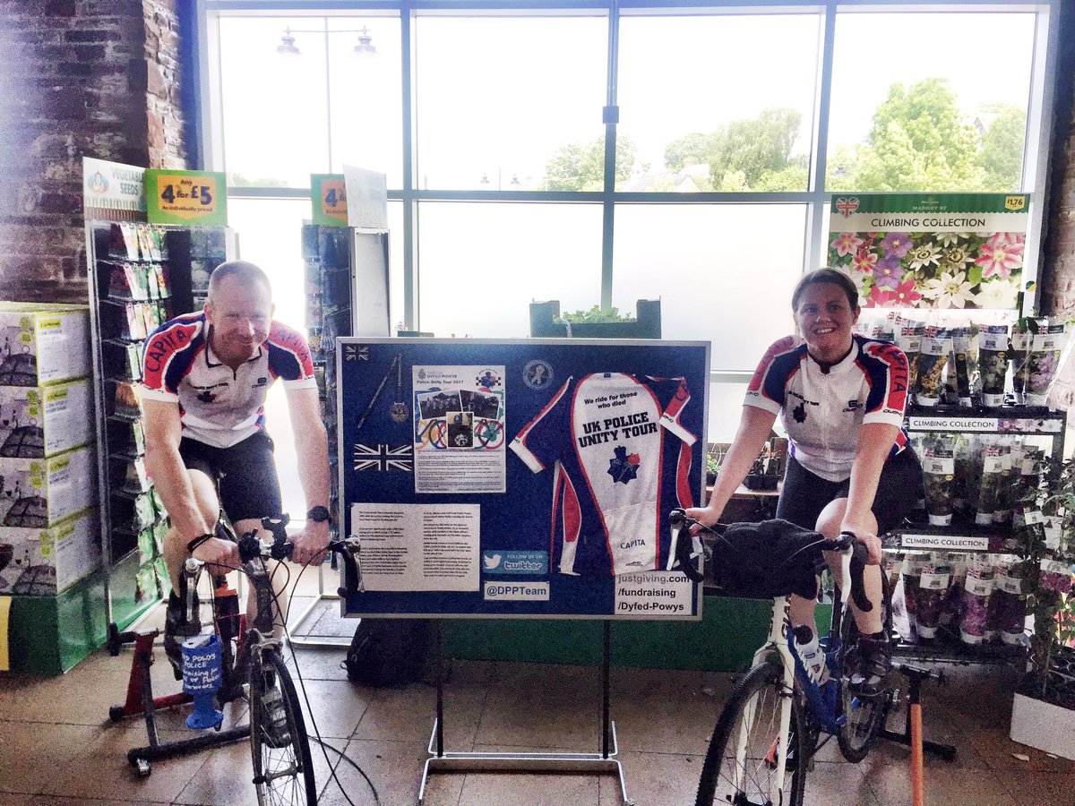 FI25's tweet photo. @DppTeam Turbo session in @Morrisons Brecon this morning raising money for @UK_COPS and preparing for 250 miles ride in July #welshchapter https://t.co/wfLgUinvBq