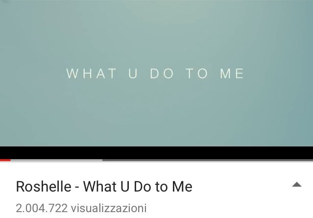 RoshelleFan's tweet photo. SBAAAAAAAM 😎

2.000.000 per #WHATUDOTOME @roshellemusic 🔥💕 https://t.co/82bRFQWQvo