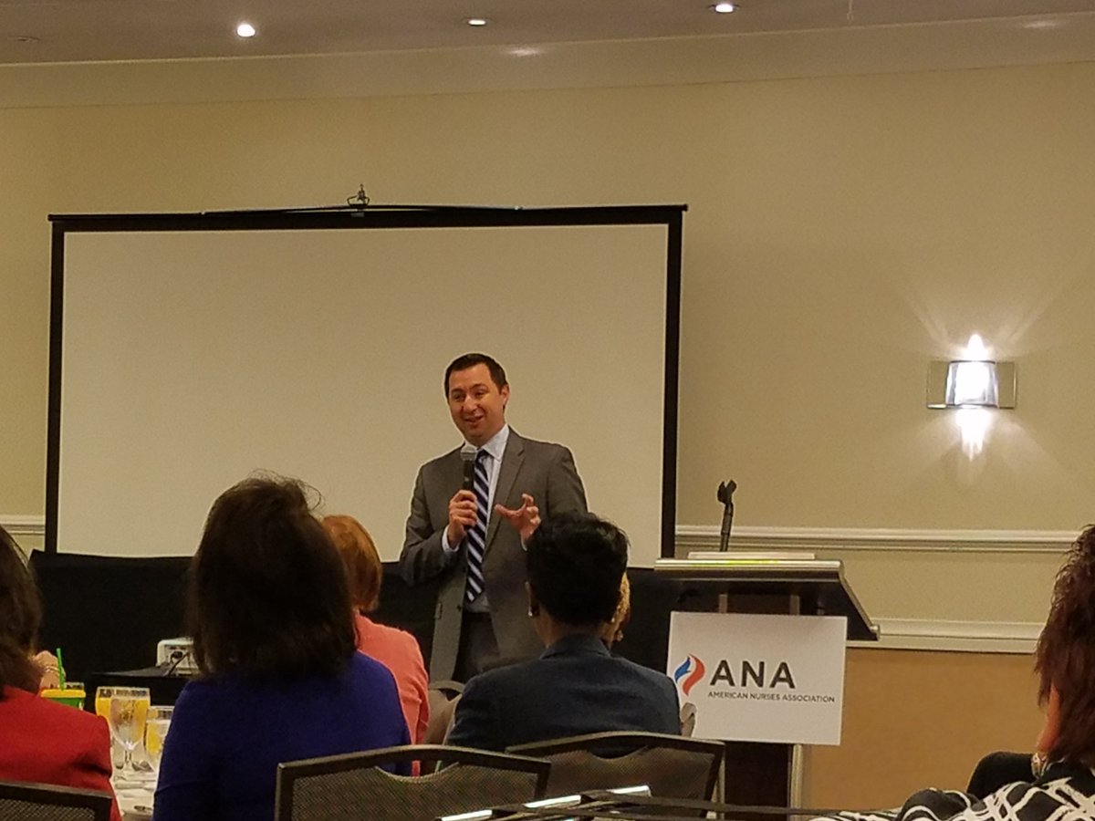 JesseKennedyRN's tweet photo. Great briefing at the ANA PAC High Donor Breakfast! Stay active &amp; engaged! Find your passion at https://t.co/U37Mn58CzR @ANANursingWorld https://t.co/QGZ2hZgTLz