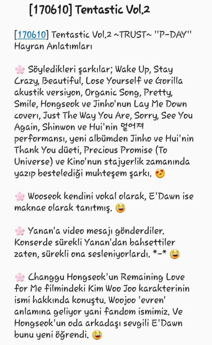 pentagon_turkey's tweet photo. [170610] Tentastic Vol.2 ~TRUST~ ''P-DAY'' Hayran Anlatımları 🌌

#펜타곤 #유니버스 #TENTASTIC_Vol2 #P_day https://t.co/5REPeKX6zV