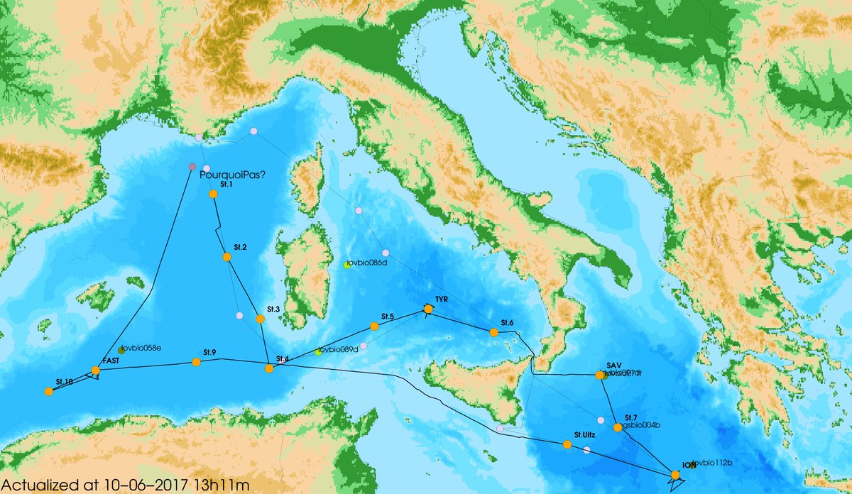 peacetimecruise's tweet photo. We are back at the dock in @laseynesurmer after 2750 nautical miles, 3600 m3 of water sampled and 18000 m3 of air sampled! #MerMEx #ChArMEx https://t.co/BNOAqmxTVe