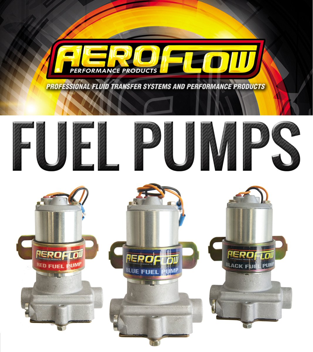 bgdirect's tweet photo. #Aeroflow Performance Electric Fuel Pumps for carburetor engines from just £99.99 ex VAT. https://t.co/f60dyOi7pI https://t.co/3InVtBYU43
