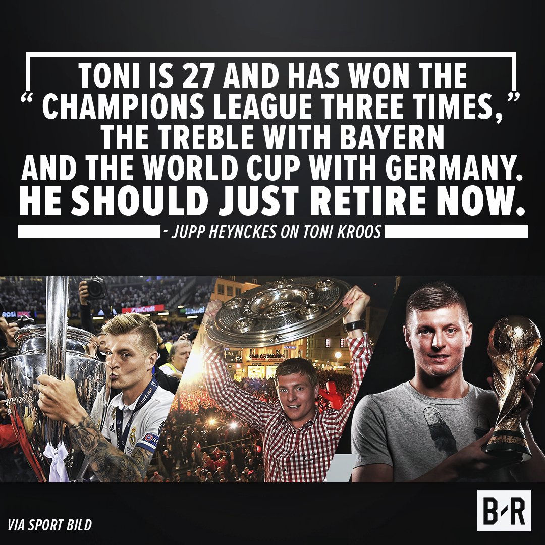 brfootball's tweet photo. What a career Toni Kroos has had so far! 💯 https://t.co/AmTu0YZqgx
