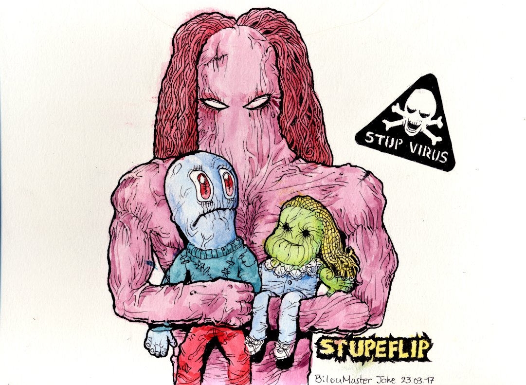 biloumaster's tweet photo. Pochette du dernier album de @stupeflip à ma sauce
#CROU #ASFH https://t.co/YQWNFCb5kt