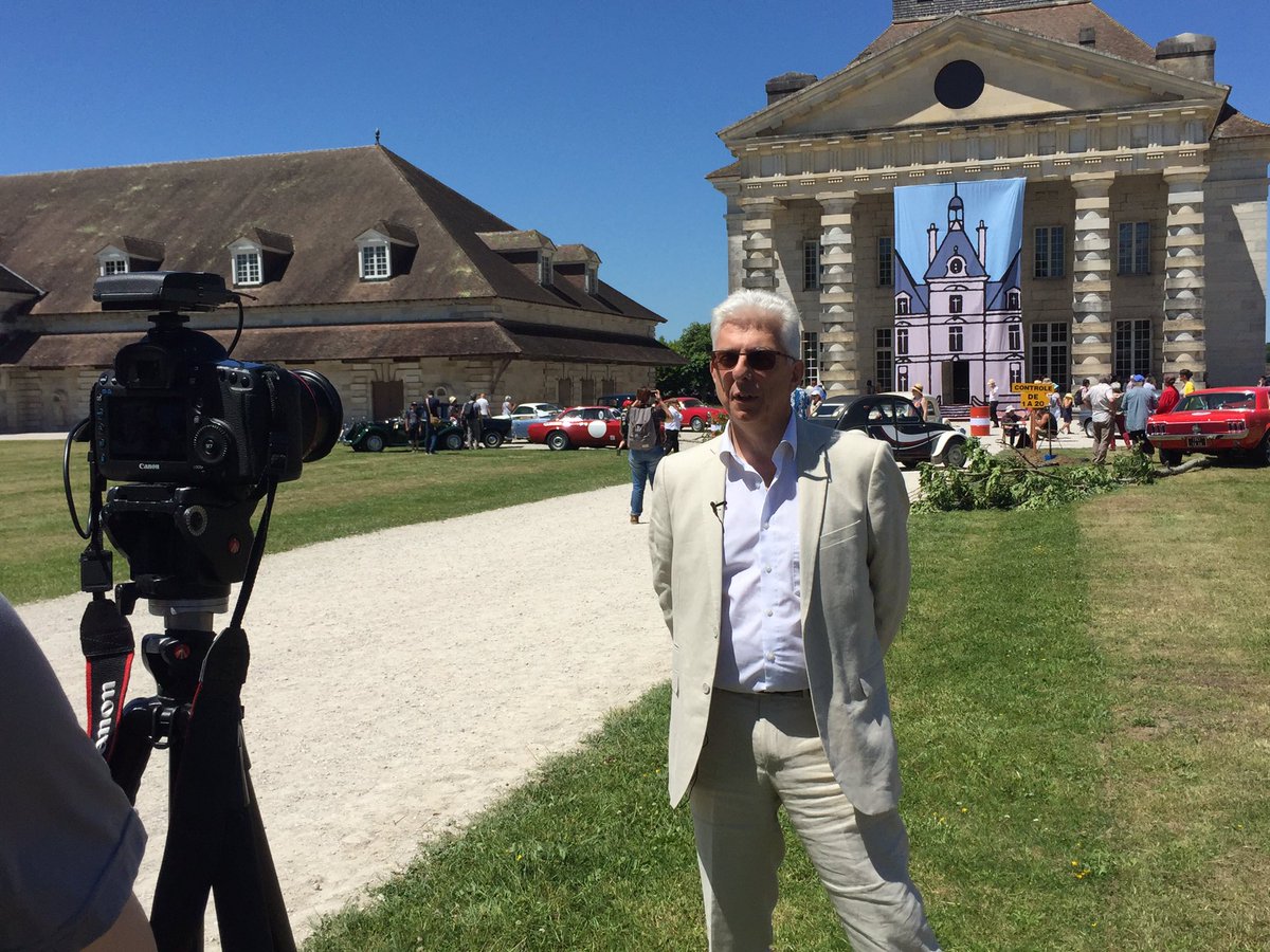 Hubert Tassy en interview pour une journée rallye et inauguration des jardins. <a href="/franchecomte/">Franche-Comté</a>