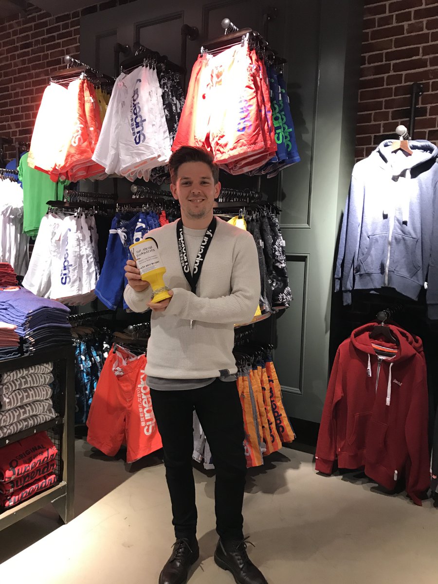 archiehighland's tweet photo. HUGE thanks to our friends in @Superdry Inverness. Your collection can raised Β£18.64 #fundraising #charity #collectioncan https://t.co/XaWzM8giPV