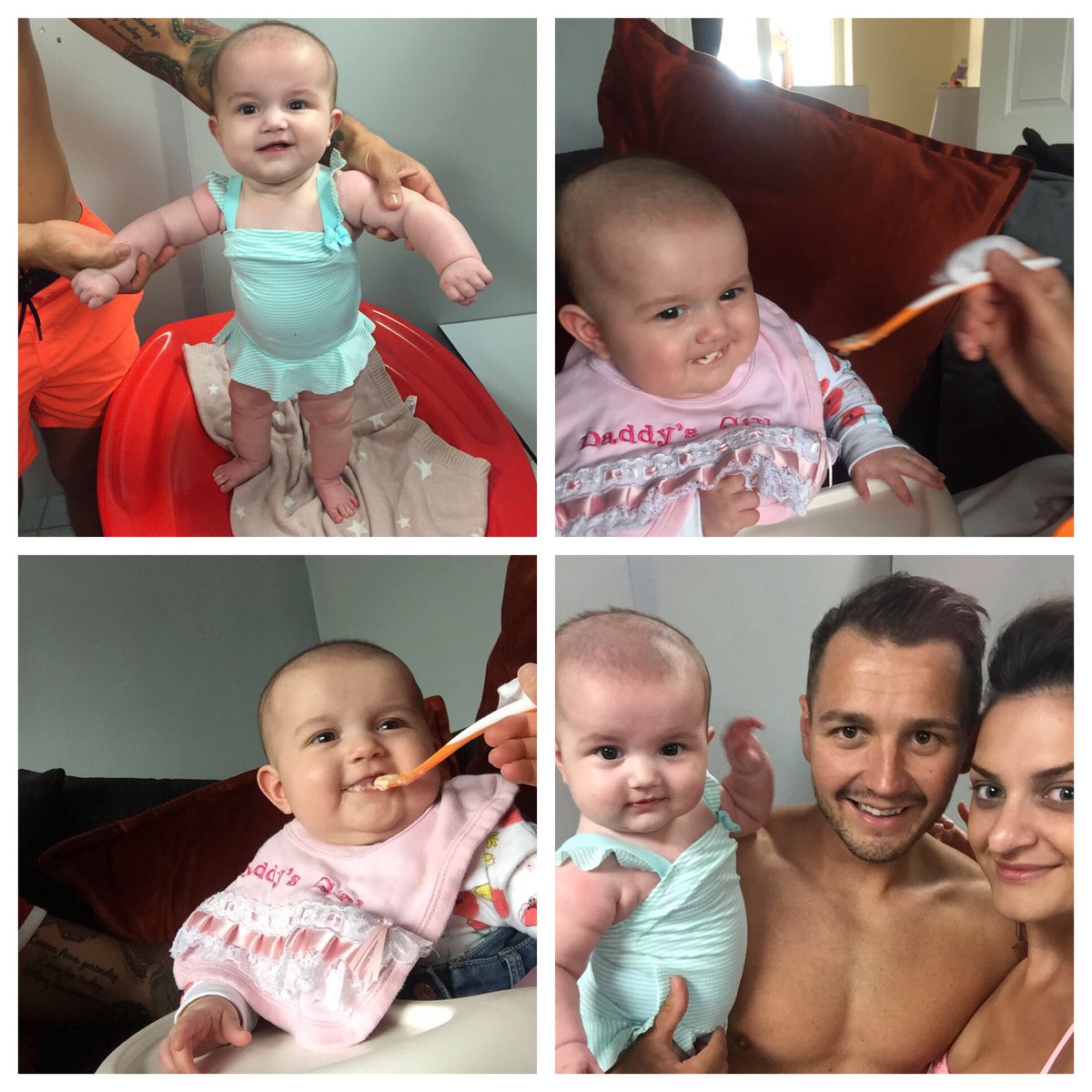 eleanormayrach's tweet photo. Gorgeous morning with my chunk & orher half #FirstTimeSwimming #FirstTimeFood 👨👩👧 https://t.co/pQMb9S4JjP