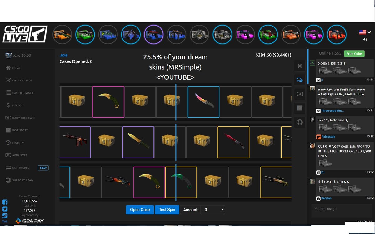 SamMaher16's tweet photo. @WatchGamesTV open this case 3times if your not a pussy+3times=profit ❤️https://t.co/zPDAUAFuk0 https://t.co/7zTIgxruke