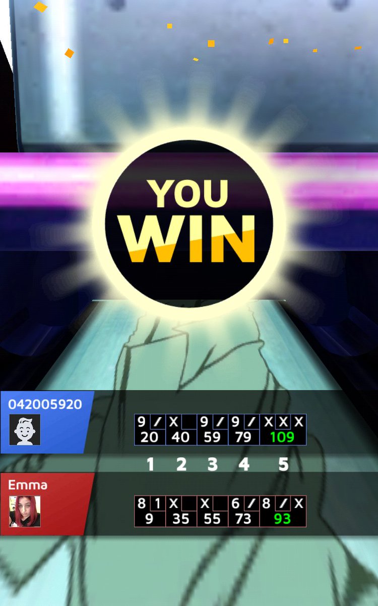 DRBardo's tweet photo. I won at New York stage with 109 points! Challenge me now![https://t.co/XDD5iqEGaE] #Bowling_King https://t.co/JmlGTdjRrg