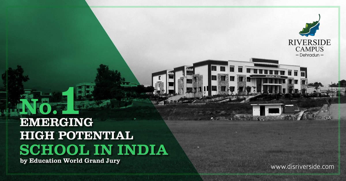 #Riverside campus feels honoured to have been awarded the number 1, emerging high #school potential award by #EducationWorld Grand Jury.