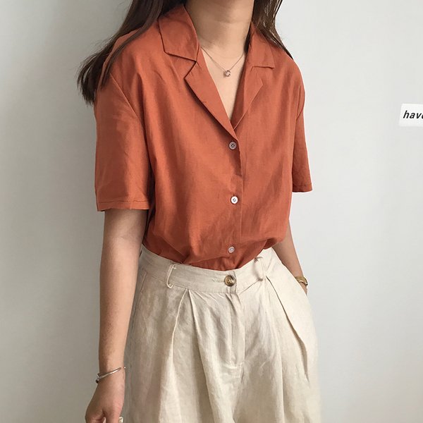 doublepixie's tweet photo. PRE-ORDER Basic cotton shirt เชิ๊ตเรียบๆ วินเทจมั่ก🌿⚡️ มี2สี อก 40" ยาว 21" 250฿ #DBPXxTOP #ts79 #Howtoperfect #พื้นที่โปร #เสื้อผ้าเกาหลี https://t.co/v5MBMmf3eN