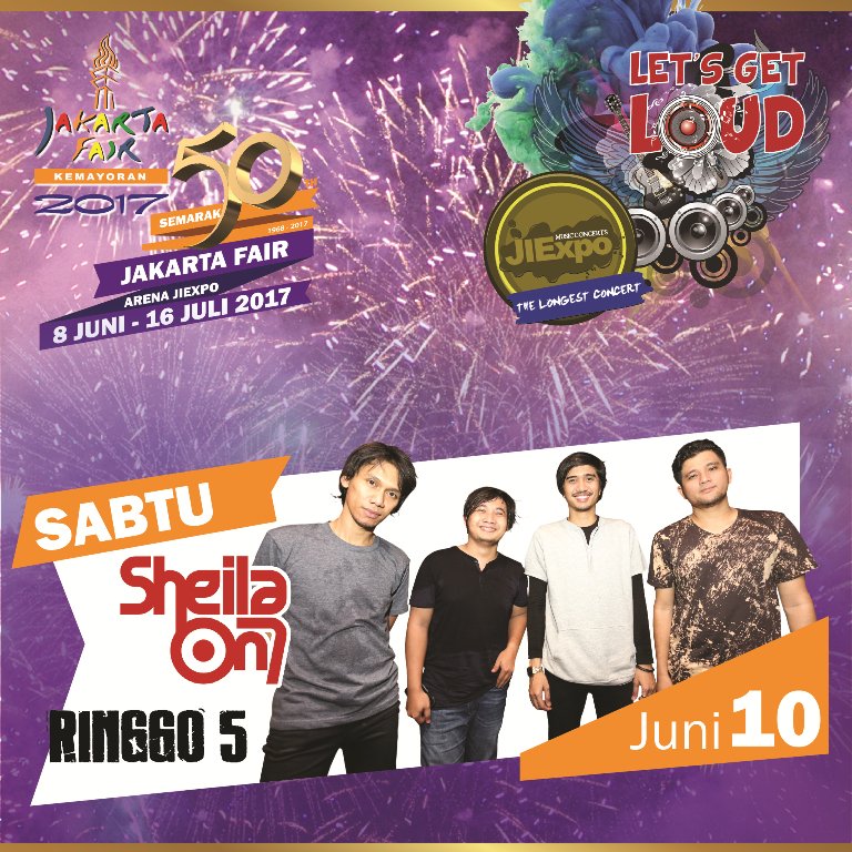 JakartaFairID's tweet photo. @SheilaGankID uda merapat belom nihhh di panggung utama? Nantikan @sheilaon7 malam ini di #JFKKonser #JFK2017! https://t.co/oSvEGoJbK5