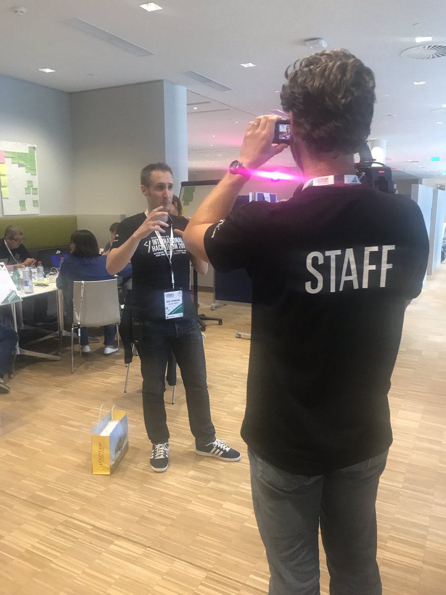SaveBee_lux's tweet image. Interview time #savebee #internationalhackathon #luxembourg great staff