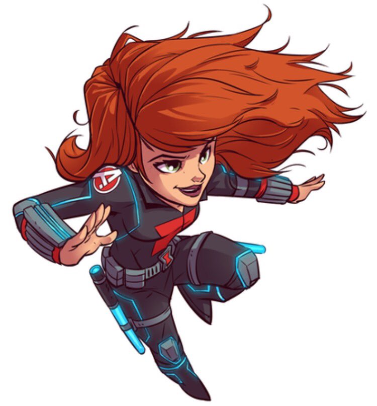 Derek Laufman on Twitter "Chibi Black Widow I designed
