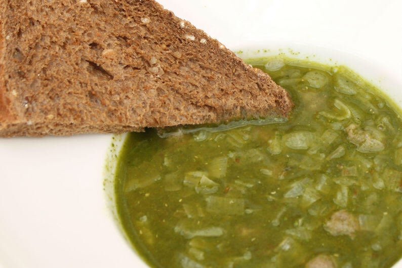 Weekrecept gezondvoorogen :pikante posteleinsoep , heerlijke maaltijd soep en natuurlijk GoedvoorOgen goedvoorogen.nl/recipe/pikante…