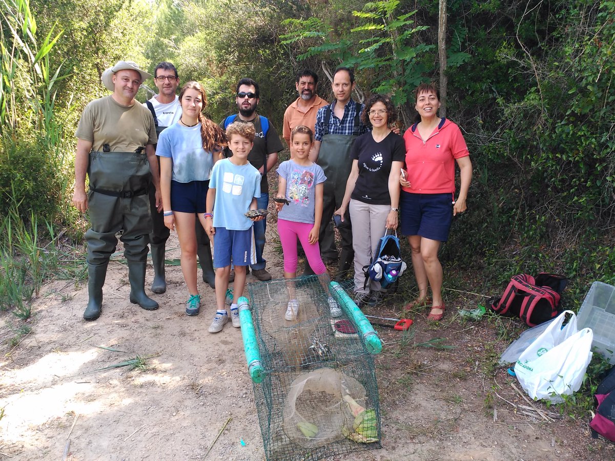 nyceducacion's tweet photo. Hui segona revisió del #ProjecteEmys a Torrent. 6 noves captures de #Mauremys, el que ens dóna un total de 12 exemplars en 2 dies! https://t.co/mR16HZ0Cq6