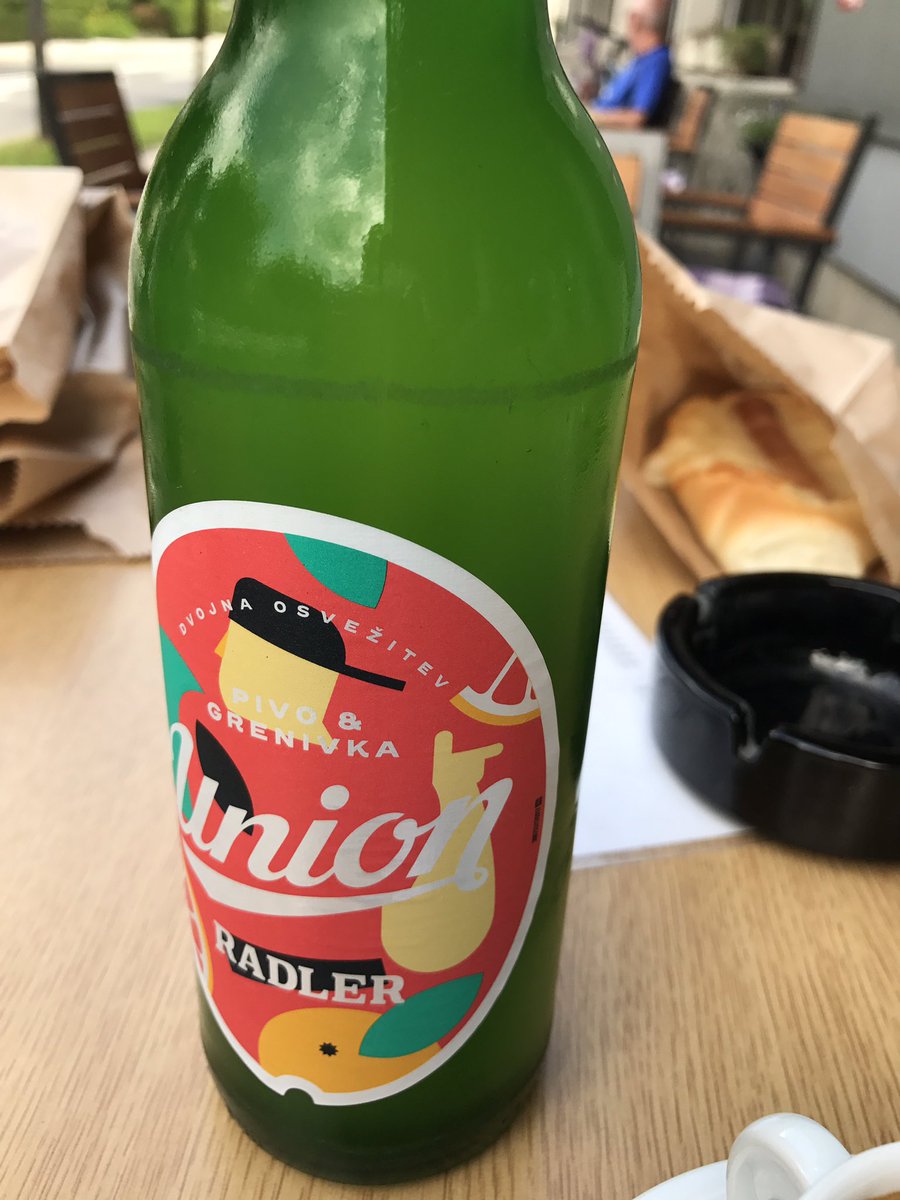 obernasson's tweet photo. Toutes les 10 marmoratas la pause Radler / burek s'impose 😜 #Idrijca https://t.co/Cax7Axg3hb