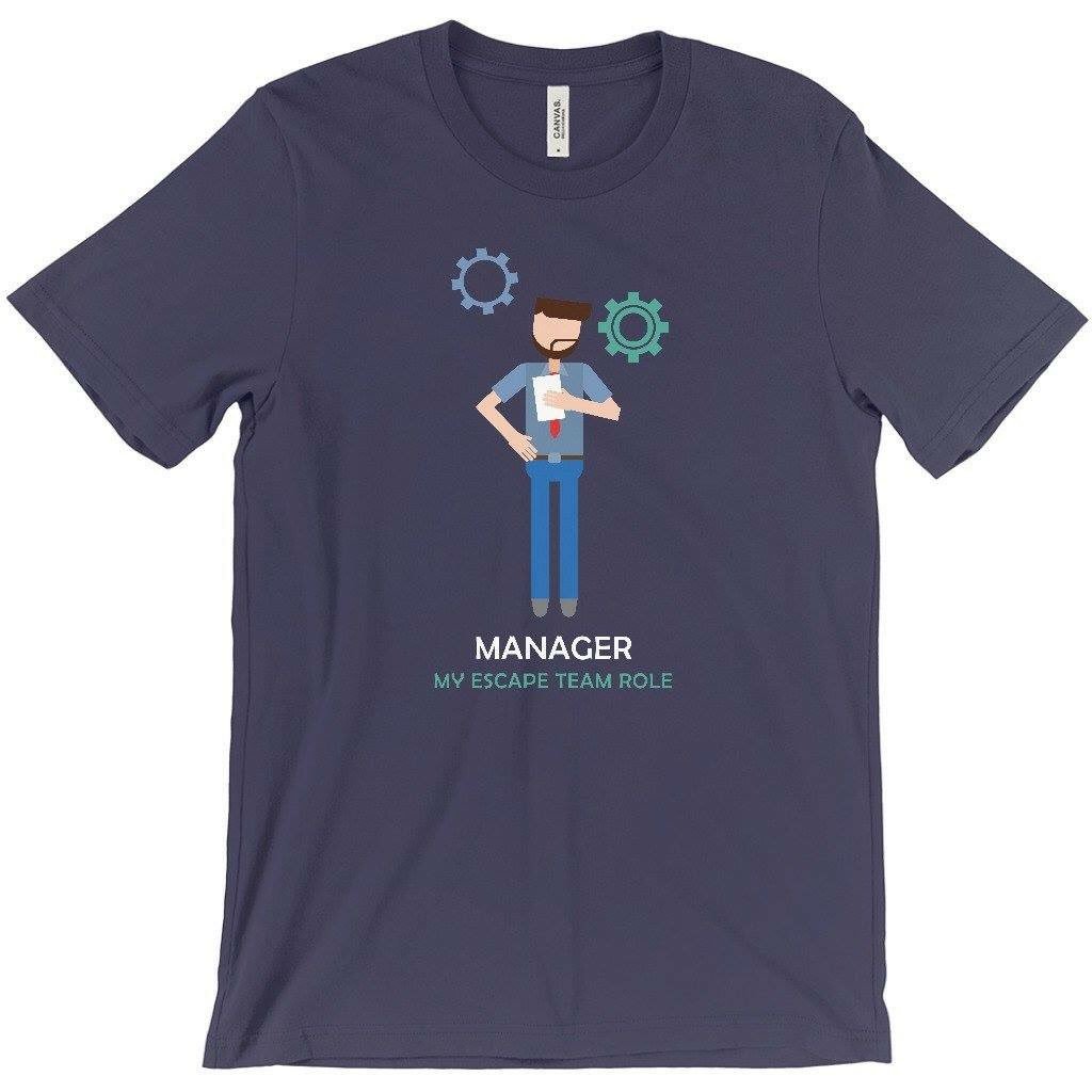 lvespirit's tweet image. Who is the "Manager" in your escape team? "Escape Team Roles" shirts now available: lvespirit.com/collections/es…