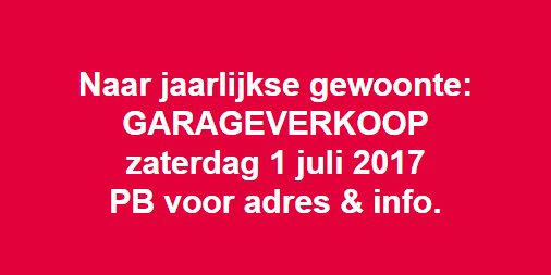#garageverkoop #Sterrebeek #Hippodroomlaan