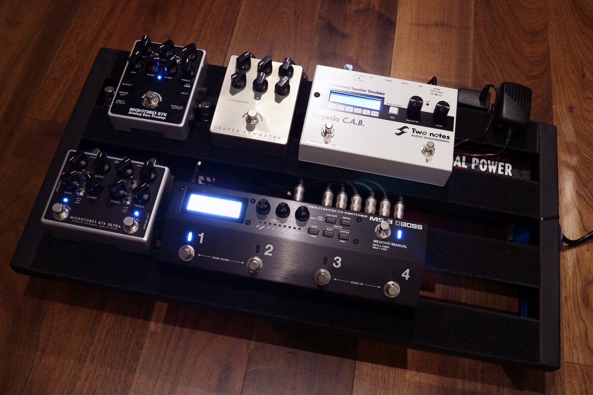 O Labさん Twitter પર My New Gear Boss Ms 3 Multi Effects Switcher 右の隙間は あす到来予定