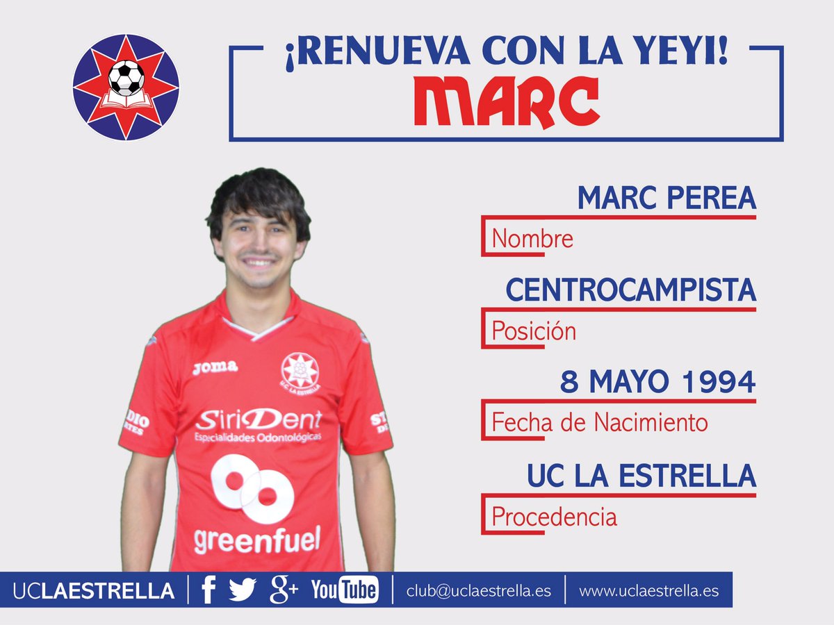 UCLaEstrella's tweet photo. 📋Renovación 

El juego de nuestro equipo pasa por sus botas.Calidad indiscutible y lucha. @marc10perea, @juanmabarros9 y @artsmate continúan https://t.co/eL3WcrxiS4