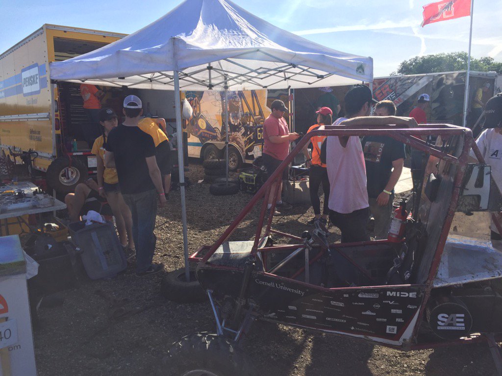 CornellENGTeams's tweet photo. Endurance day! Paddock prep, driver strategy, carnage crew volunteers, and more @CUBaja https://t.co/6AdqXxfiVC