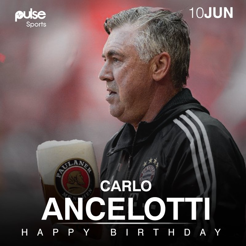 Happy birthday to Carlo Ancelotti. The only coach to win 4 of Europe s top 5 leagues. 