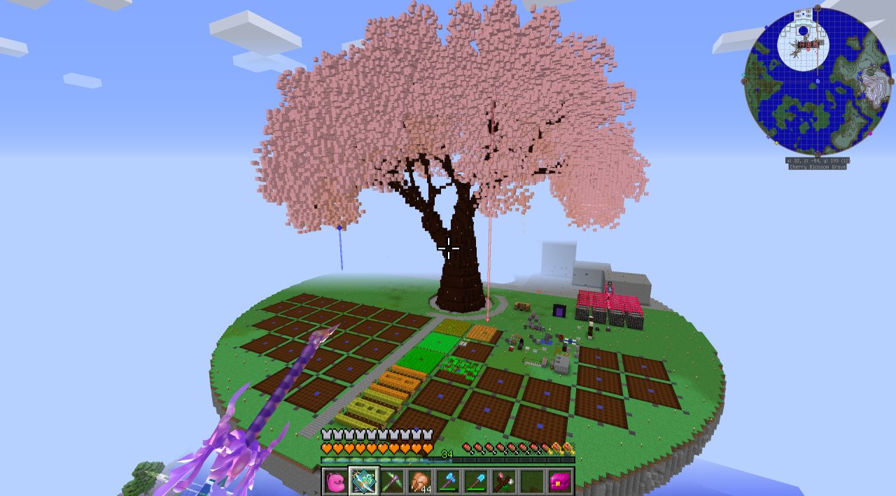 ふぁすらい マイクラで作ってた桜の世界樹 が出来ました っ ヮ Modのちからを借りてなんとか完成 竹modの桜の葉ブロック 光源効果アリ なので夜になると夜桜が楽しめます 結構いいかんじ T Co Jx3qe3cj0g Twitter