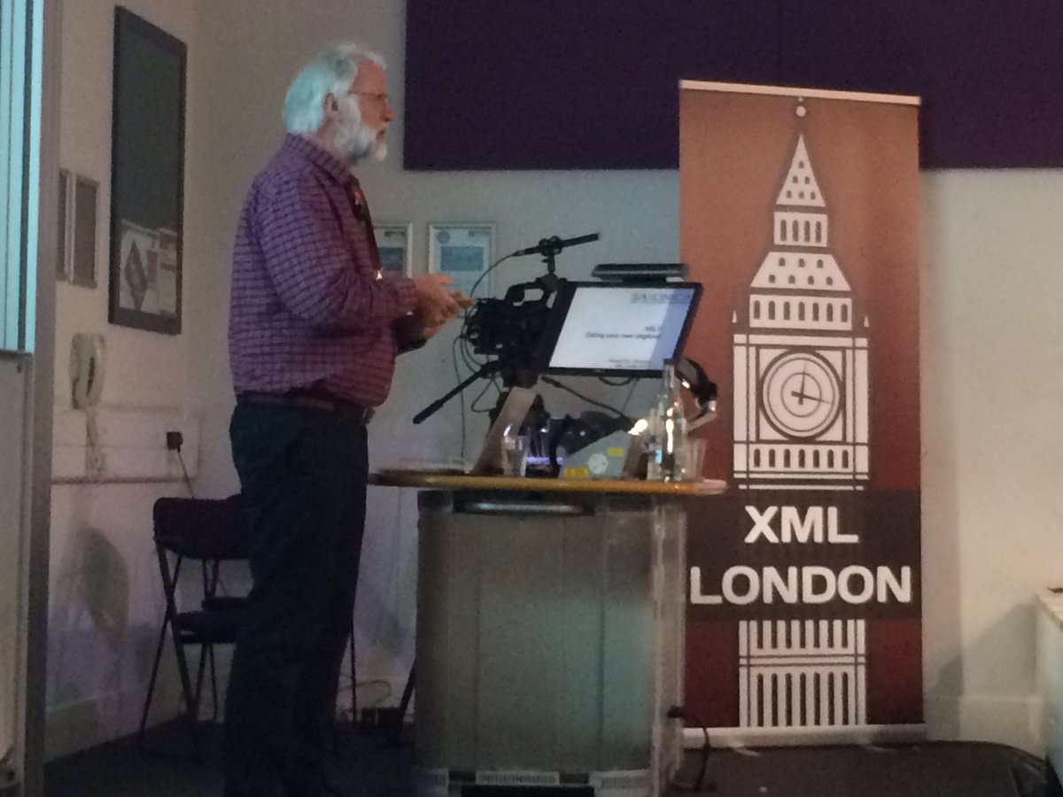 Michael Kay on eating your own dog food OR perhaps instead, drinking your own champagne #XSLT #xmllondon