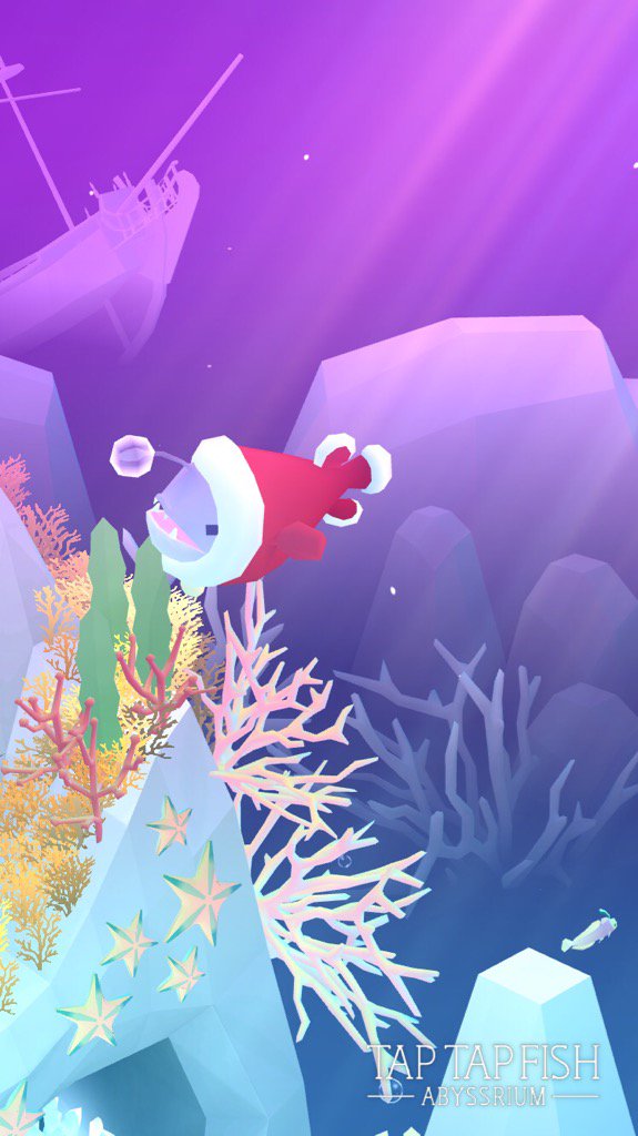 hemingfam's tweet photo. 私のクリスマスチョウチンアンコウ:) 
#taptapfish
Download: https://t.co/rNPqG2o5c6 https://t.co/QFQsg4ZEBw