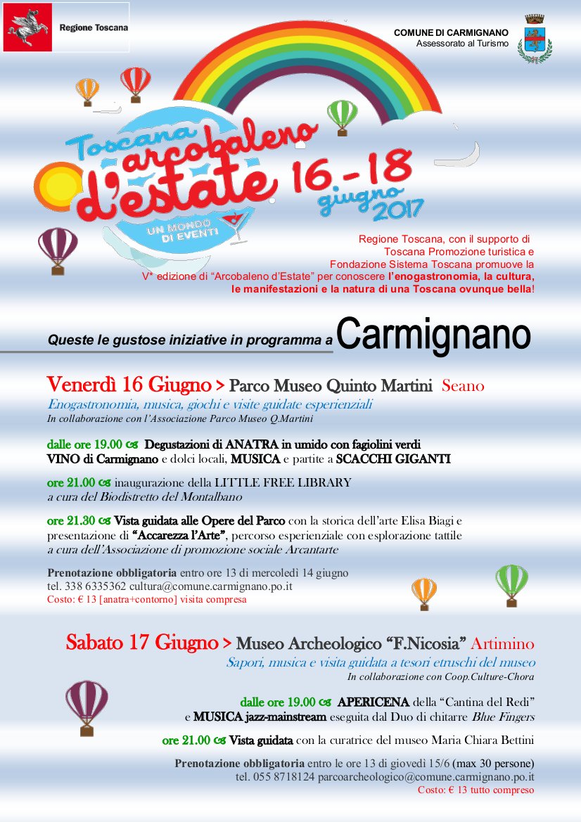 #toscana #arcobaleno d' #estate #2017 #artimino #seano #carmignano