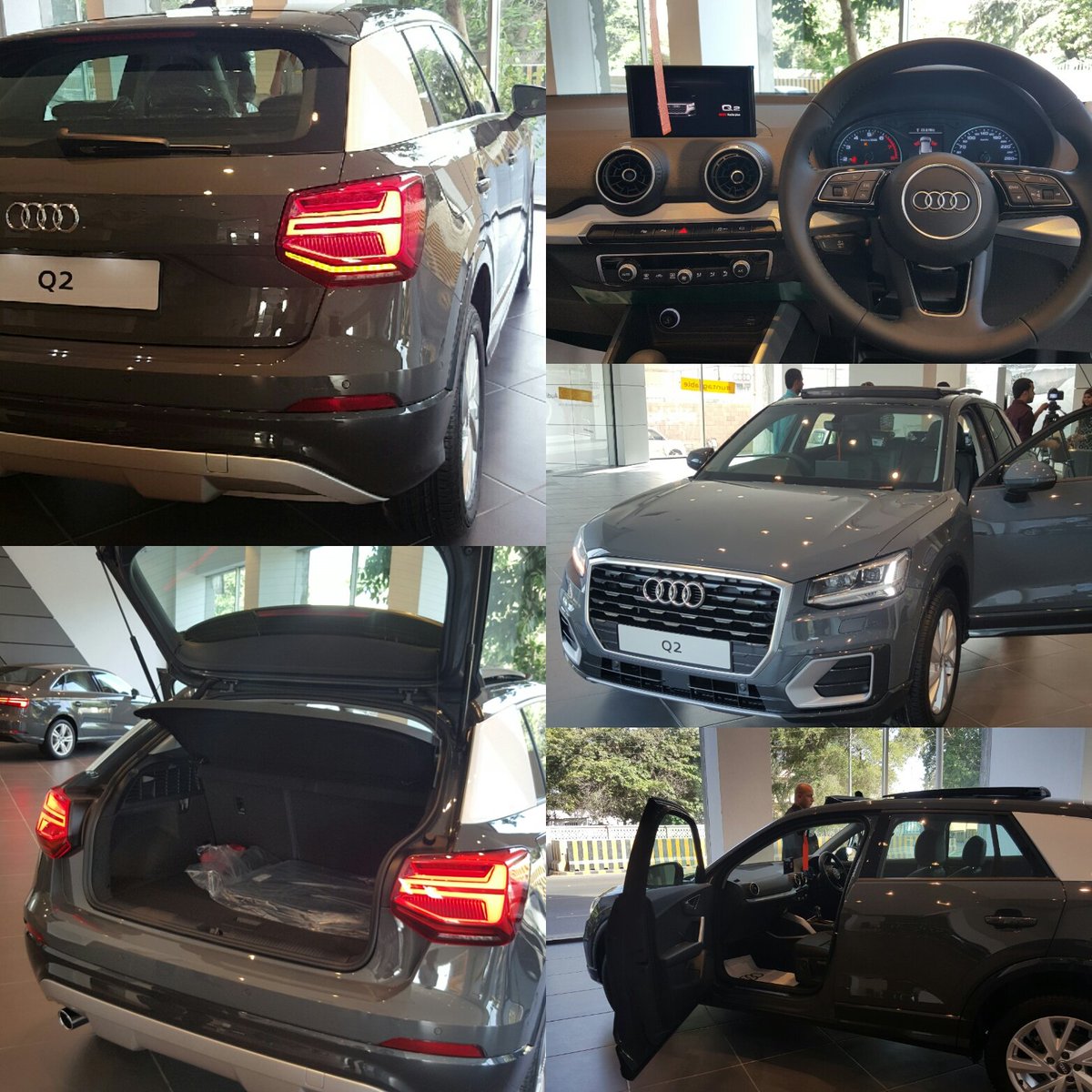 ebuzztoday's tweet photo. #audi #quattro acceleration in 0 to 100 in 10.2 seconds with maximum speed 197km/hr ! Spacious,comfortable,luxurious and what not #Q2 https://t.co/jysSEKourC
