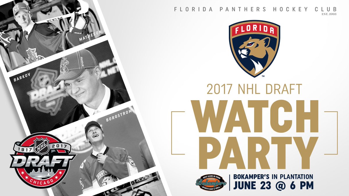 Mark your calendars for our Watch Party at @Bokampers!   🗓  » bit.ly/Panthers2017Dr… https://t.co/Y6xYFwUDCu