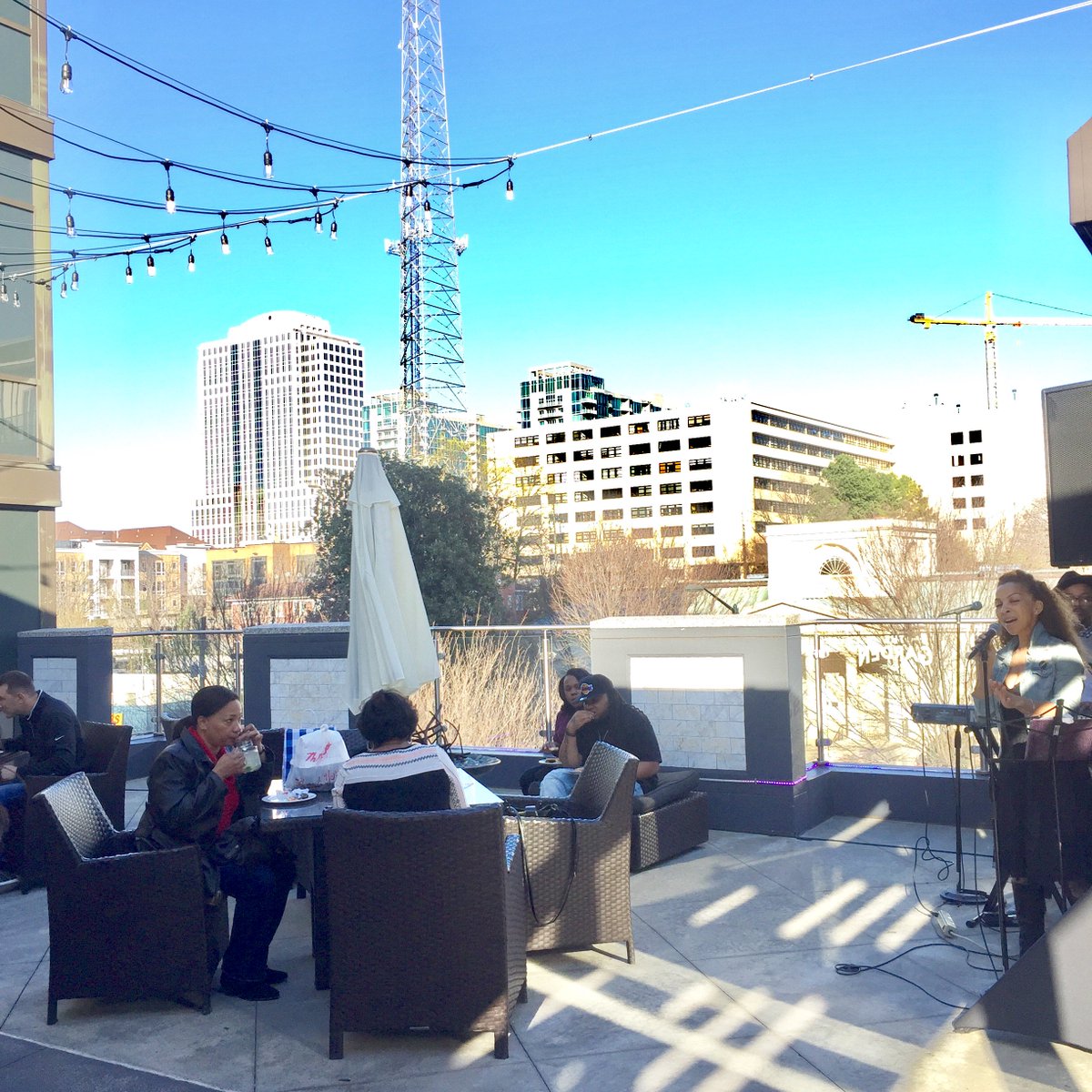 Community_Smith's tweet photo. Can't beat being on West Peachtree Street. #WeLoveATL https://t.co/HxGNG2PXf2