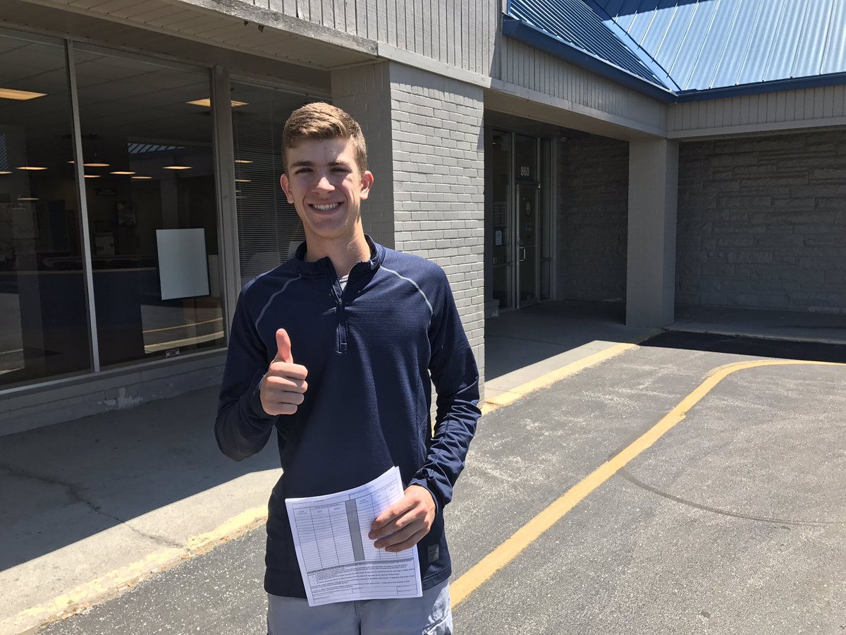 MaryPerrin5's tweet photo. How can it be that he has his learners permit already?? #readynotready https://t.co/f4XNtyzRRA