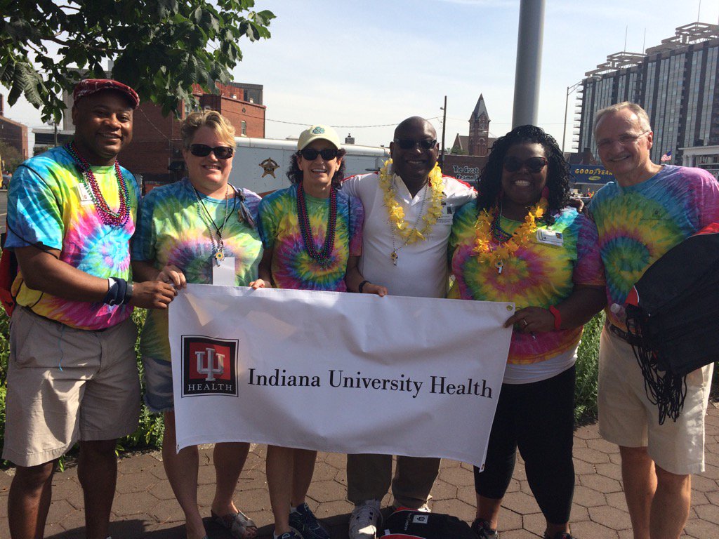 IUHealthTeam's tweet image. Happy pride from the IU Health executive team! #statewidepride