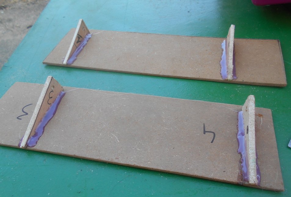 rollin_pascal's tweet image. carters latéraux du premier étage coller sur ses renforts  #robotdecompagnie