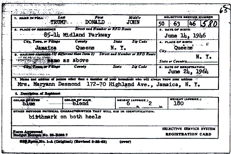 TheAngryindian's tweet photo. #Trump's #DraftDeferments: 4 for College, One for Bad Feet #MemorialDay #HomeOfTheBrave  https://t.co/eIJ8bqwaFu https://t.co/zuEovC8LEF https://t.co/EKvXA3ENZr